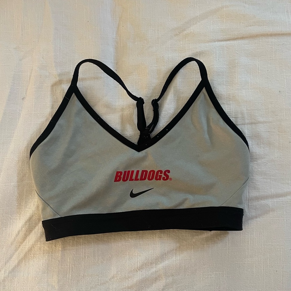 UGA bulldogs sports bra, size M
